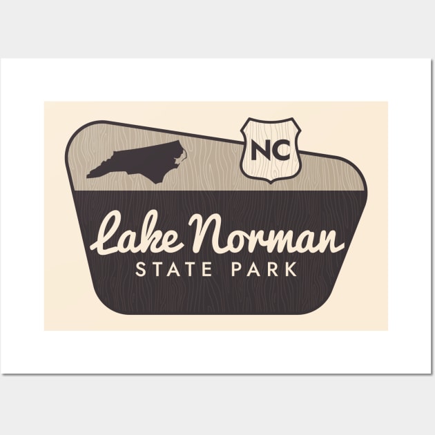 Lake Norman State Park North Carolina Welcome Sign Wall Art by Go With Tammy